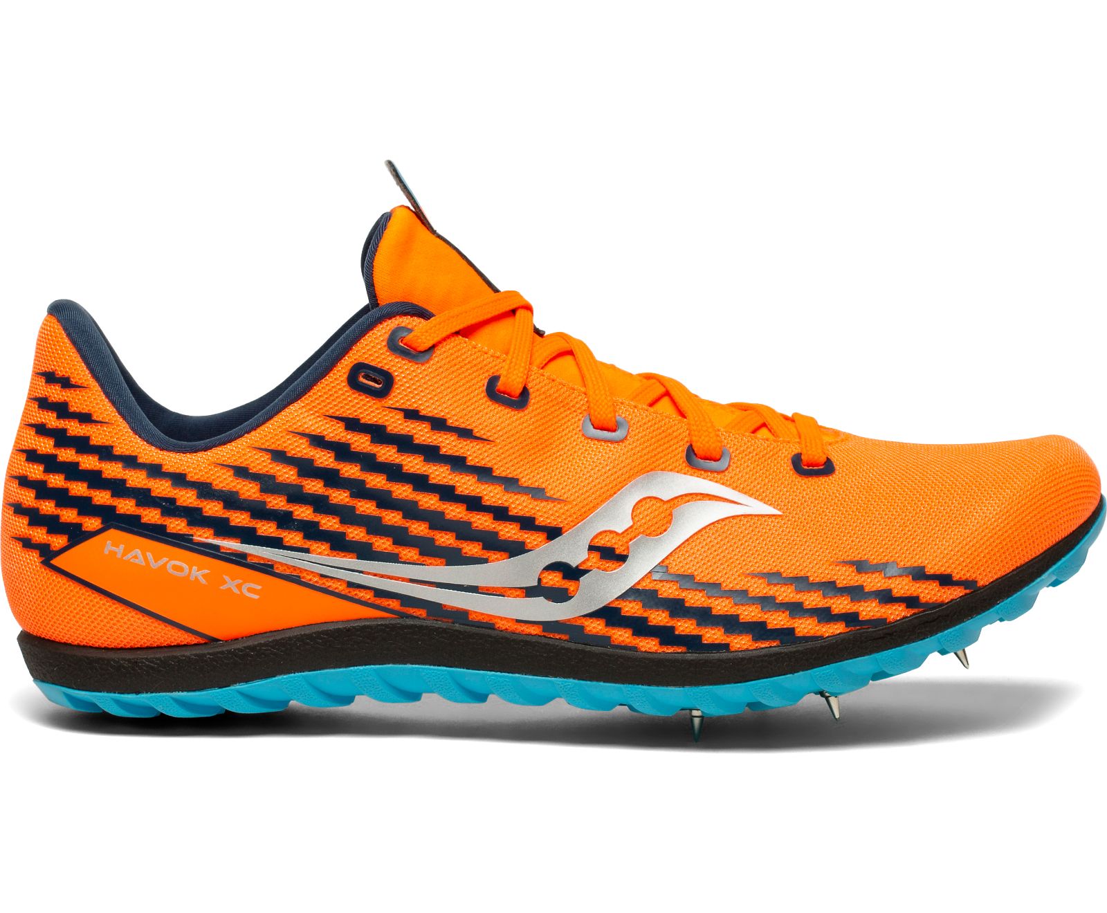 Saucony Havok Xc 3 Spike Löparskor Herr Orange Blå | Sverige 246FDN